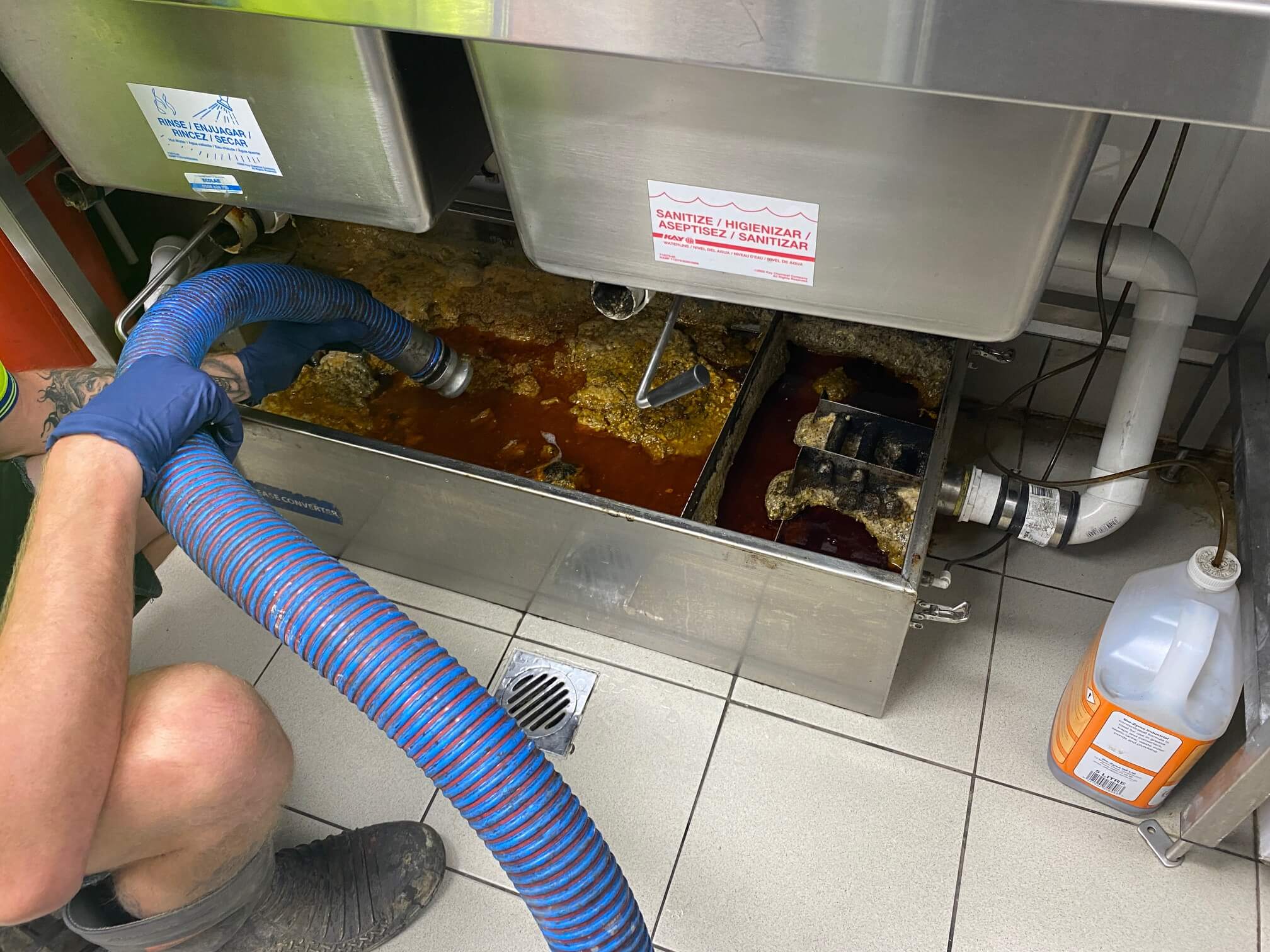 Grease Trap Cleaning in Evans